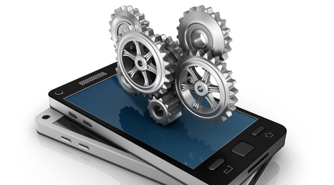 mobile phone and gears 1