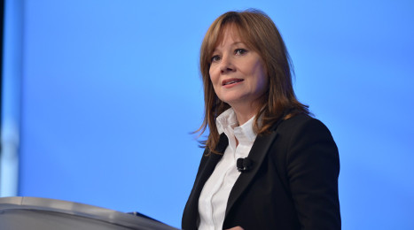 Mary Barra at report announcement