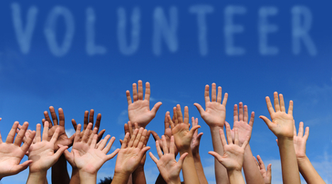 volunteer hands