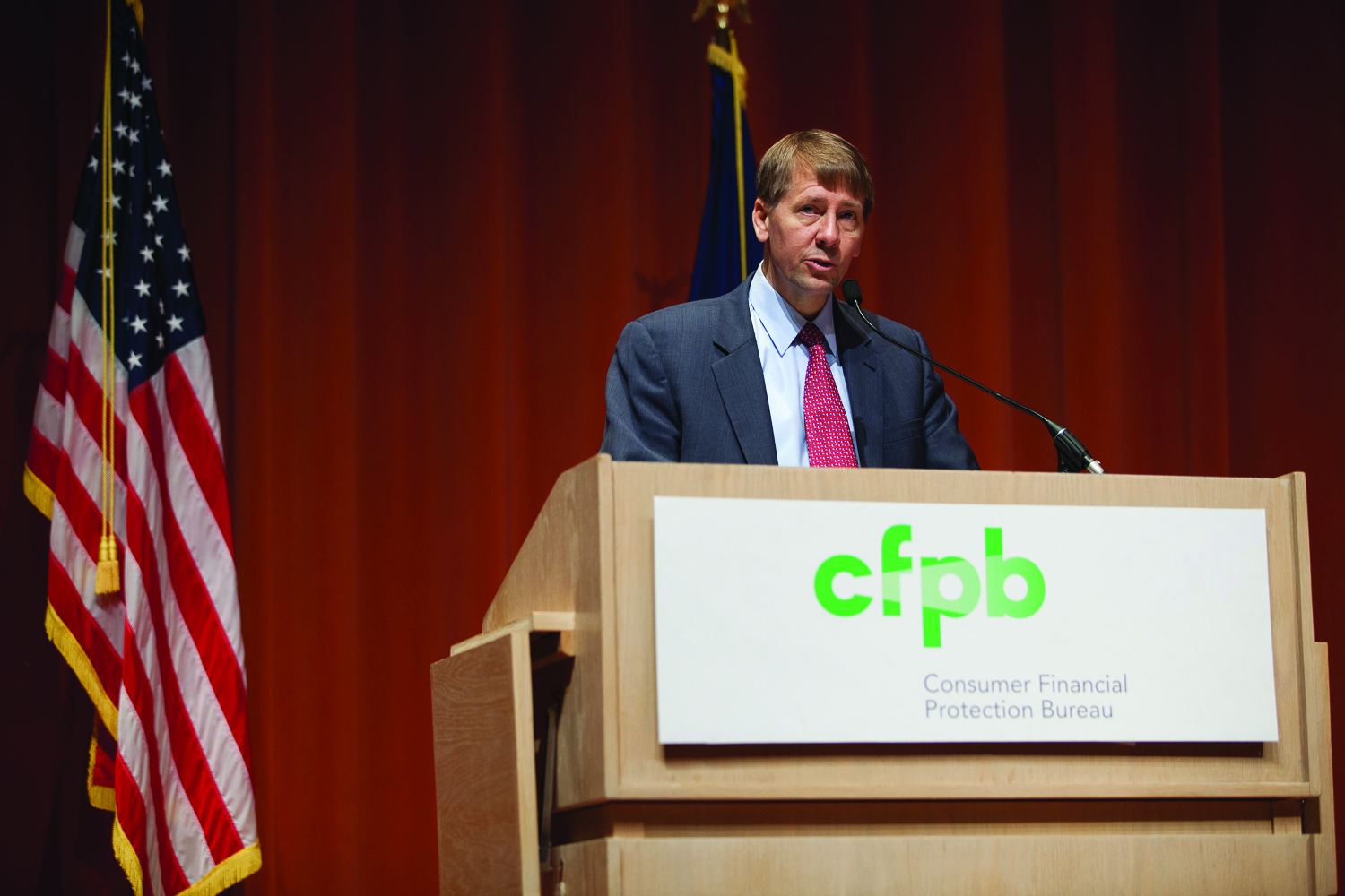 Richard Cordray at hearing