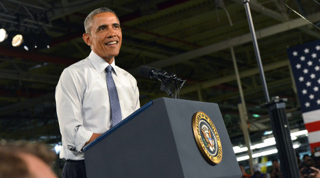 President-Obama at Ford plant for SPN