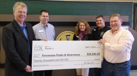 Check from Cox to TennGreen