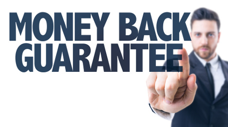 money back guarantee