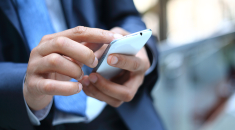 businessman on phone