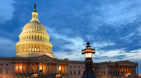 capitol at night