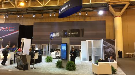 GM Financial booth