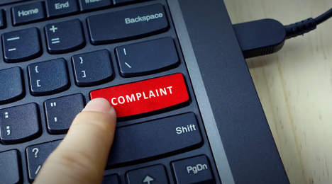 complaint stock photo