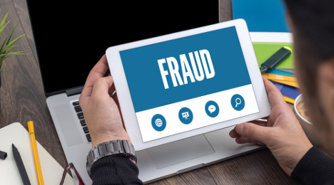 fraud stock photo