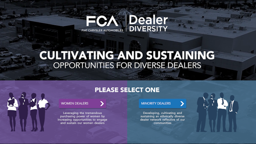 FCA dealer diversity