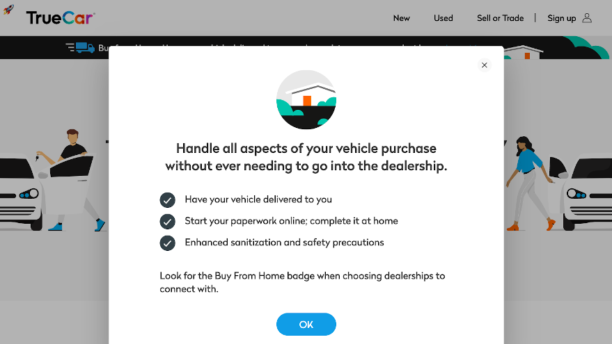 TrueCar Landing Page