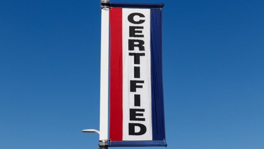 certified flag