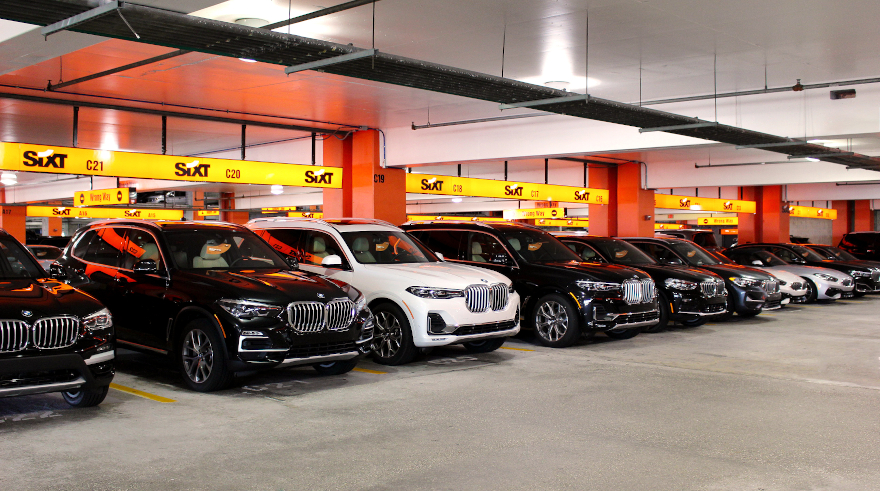 SIXT_BMW_fleet_at_FLL