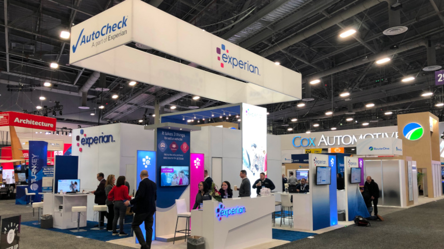 Experian booth at NADA 2022