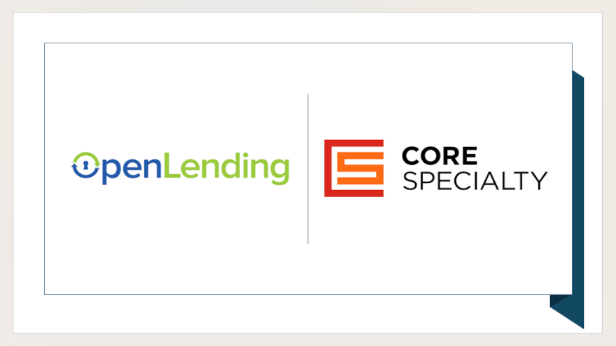 Open Lending & Core Specialty partner on credit default insuranceOpen Lending & Core Specialty partner on credit default insurance