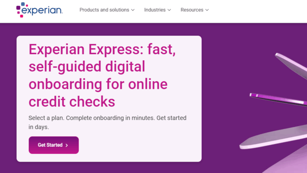 Experian Express designed to provide credit reporting for small ...